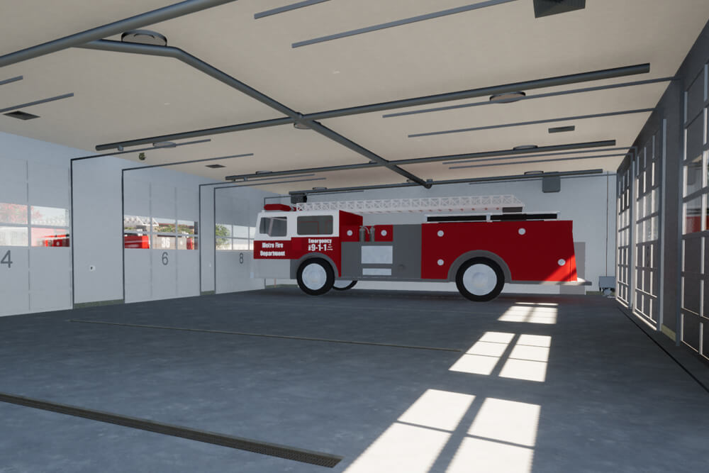 Omni Design Inside City Fire Station